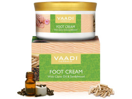 Vaadi Herbals Foot Cream, Clove And Sandal Oil, 150G